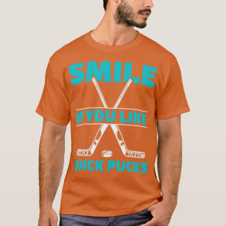 Funny Ice Hockey-Spieler im Überblick T-Shirt