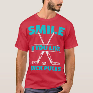 Funny Ice Hockey-Spieler im Überblick T-Shirt