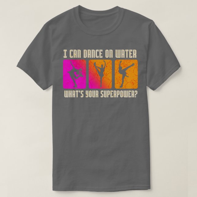 Funny Ice Skaten Abbildung Skaten T-Shirt (Design vorne)