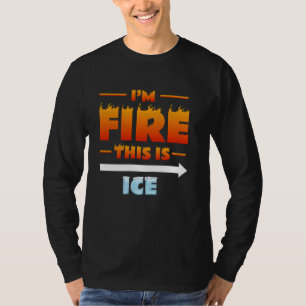 Funny Ice und Feuerkostüme Halloween Familie Match T-Shirt