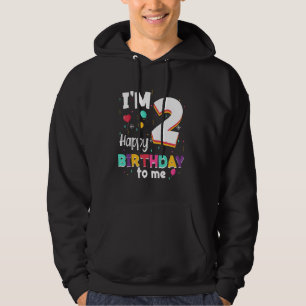 Funny ich bin 2 Jahre alt glücklich Geburtstag zu Hoodie