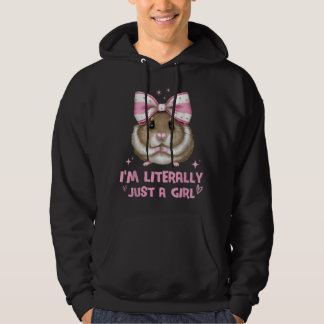 Funny, ich bin buchstäblich nur eine Girl Sad Hams Hoodie