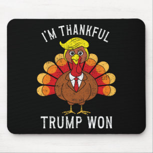 Funny, ich bin dankbar, dass Trump gewonnen hat, u Mousepad