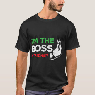 Funny Ich bin die Boss Italienische Nonna Nonno Ca T-Shirt