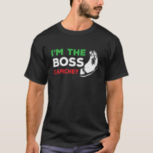 Funny Ich bin die Boss Italienische Nonna Nonno  T-Shirt