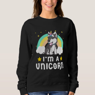 Funny ich bin ein Einhorn Shirts Sibirien Husky Hu