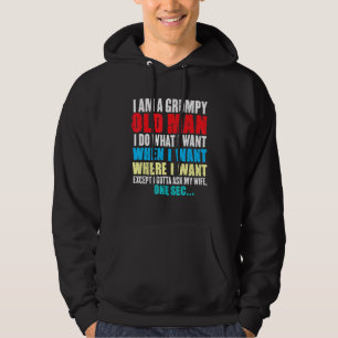 Funny, ich bin ein gruseliger alter Mann, den ich  Hoodie
