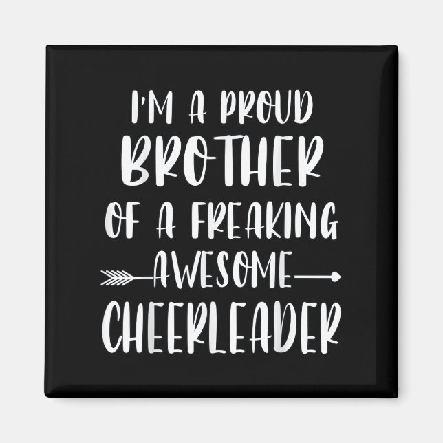 Funny, ich bin ein stolzer Cheer Bruder eines Chee Magnet (Vorne)