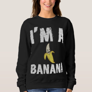 Funny, ich bin eine Beängstigende Banane Sweatshirt