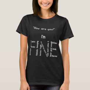 Funny, ich bin eine schöne Depression Psychische G T-Shirt