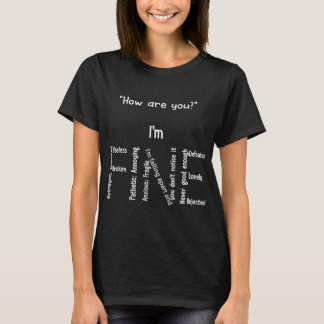 Funny, ich bin eine schöne Depression Psychische G T-Shirt