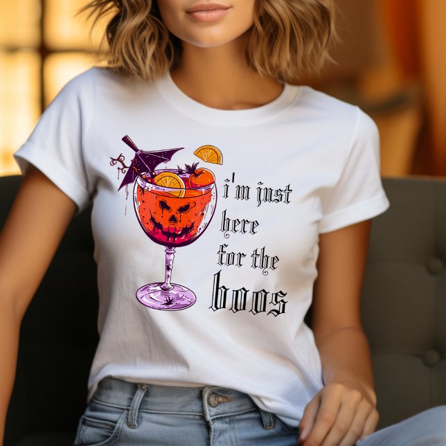 Funny, ich bin gerade hier für das Boos Halloween- T-Shirt (Von Creator hochgeladen)