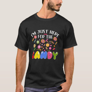 Funny ich bin gerade hier für das süße Halloween-C T-Shirt