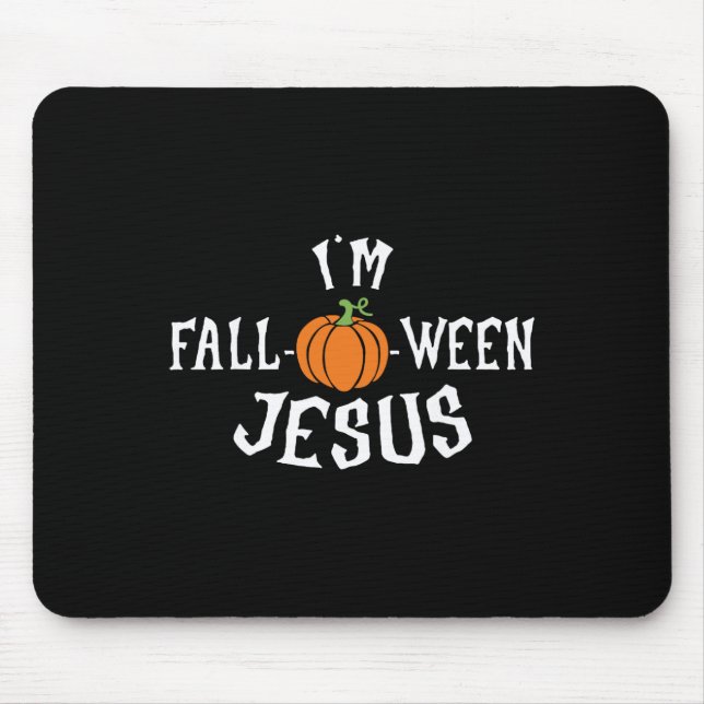 Funny, ich bin Herbst-zu-Fall-Pumpkin von Jesus Ha Mousepad (Vorne)