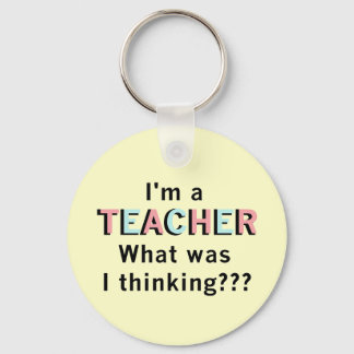 Funny, ich bin Lehrerin für Tshirts und Geschenke Schlüsselanhänger