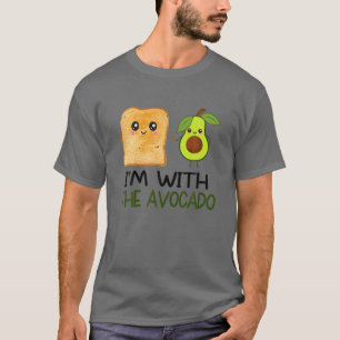 Funny ich bin mit dem Avocado für Kinder, Männer u T-Shirt