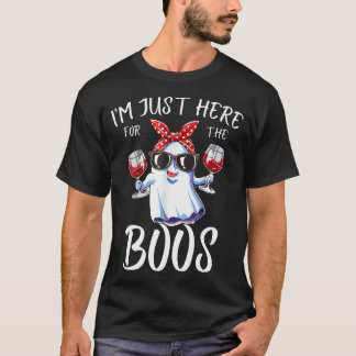Funny, ich bin nur hier für die Boos Halloween Fra T-Shirt
