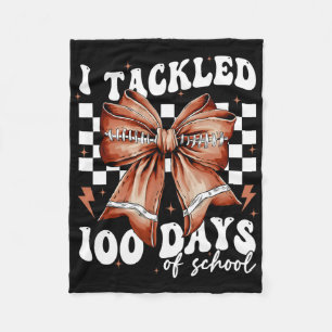 Funny ich erzählte 100 Tage der Schule Coquette Bo Fleecedecke