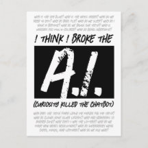 Funny ich glaube, ich Broke die KI ...