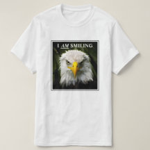 Funny ich lächle Grumpy Eagle Foto