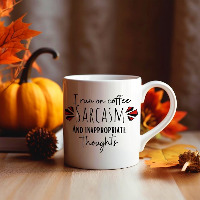 Funny Ich laufe weiter Kaffeetasse (Von Creator hochgeladen)