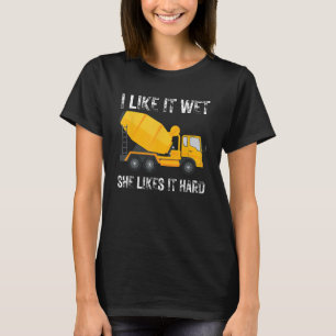 Funny, ich mag es, aber sie mag es harte Zement-So T-Shirt