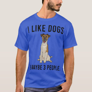 Funny Ich mag glatt für Terrier Hunde und vielleic T-Shirt