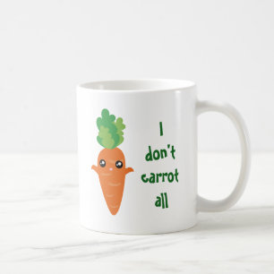 Funny, ich mag nicht alle Food Pun Spaß Cartoon Kaffeetasse