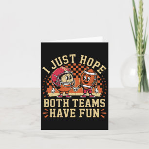 Funny ich nur hoffen, dass beide Teams Spaß haben Karte
