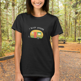 Funny ich schlafe um RV Camper Dark T-Shirt