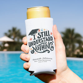 Funny ich verstehe nichts Personalisierten Abschlu Selters Dosenkühler