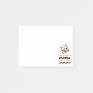 Funny ich Whiskey verschwinden lassen Post-it Klebezettel