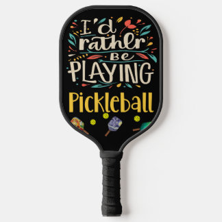 Funny, ich würde lieber Abstrakt Pickleball spiele Schläger