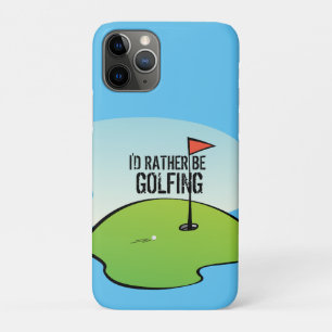 Funny, ich würde lieber Golf Golf Green Golfer Go Case-Mate iPhone Hülle