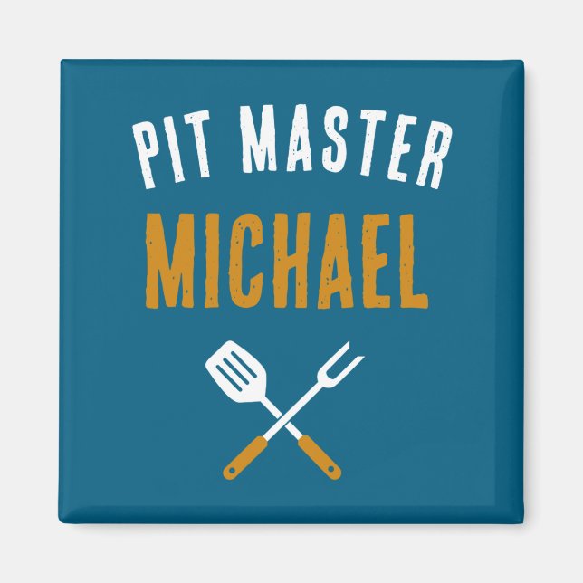 Funny Id Smoke That Name Bbq Grilling Dad  Magnet (Vorne)