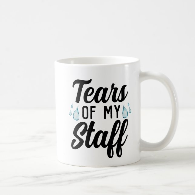 Funny Idea for Worlds Best Boss, Tränen meines Per Kaffeetasse (Rechts)