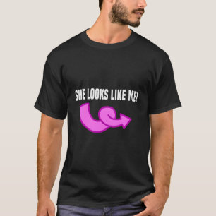 Funny Identical Twin Matching sie sieht aus wie ic T-Shirt