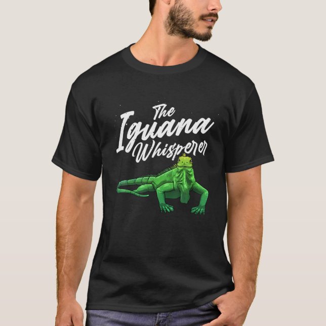 Funny Iguana Design For Men Women Reptile Lover He T-Shirt (Vorderseite)