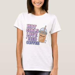Funny Iice Coffee Shirt - Dark Spaß Coffee Lover