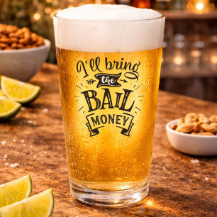 Funny Ill Bail Money Glas