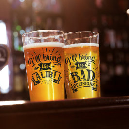 Funny Ill bringt schlechte Entscheidungen Glas