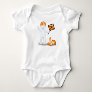 Funny im Bau Baby Strampler