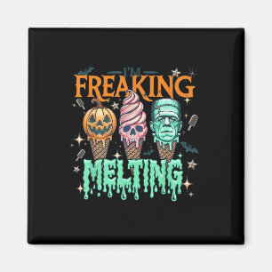 Funny Im Freakin Melting Frankenstein Monster Hall Magnet