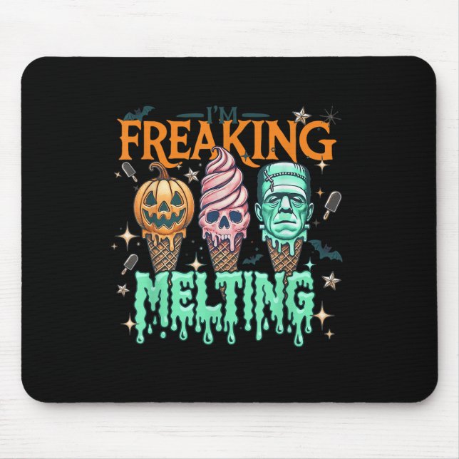 Funny Im Freakin Melting Frankenstein Monster Hall Mousepad (Vorne)