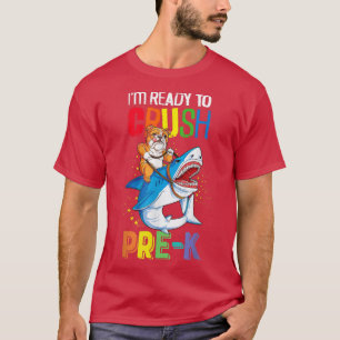 Funny Im Ready To Crush PreK Preschool Bulldog Sha T-Shirt