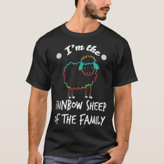Funny im Regenbogenschaf der Familie LGBTQ T-Shirt
