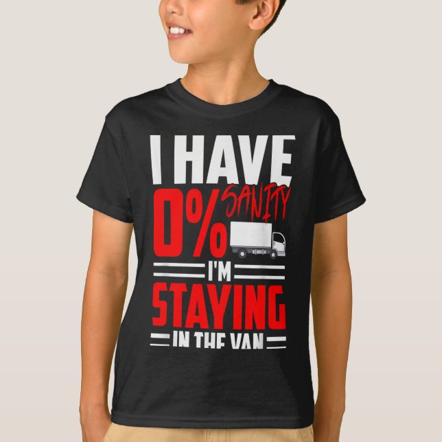 Funny I'm Staying In Tha Van Phasmophobia Gamer Wo T-Shirt (Vorderseite)