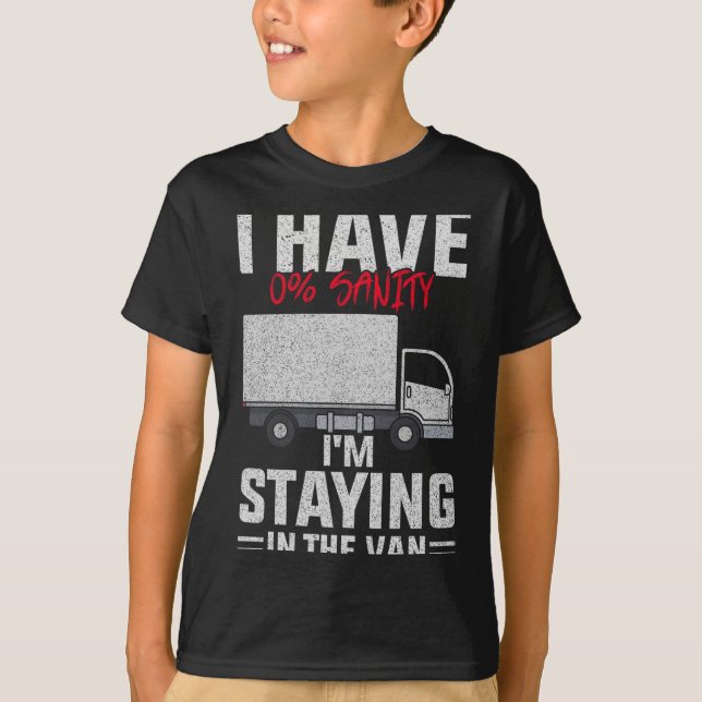 Funny I'm Staying In Tha Van Phasmophobia Man Wome T-Shirt (Vorderseite)