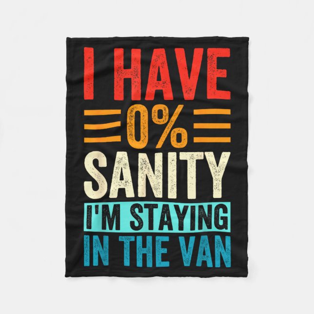 Funny I'm Staying In Tha Van Phasmophobia Women Ma Fleecedecke (Vorderseite)