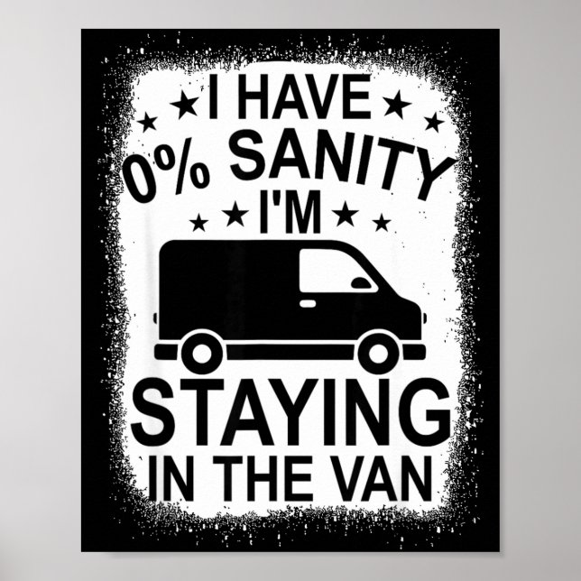 Funny I'm Staying In Tha Van Phasmophobia Women Ma Poster (Vorne)